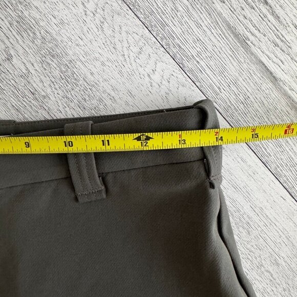 Aritzia | Wilfred Free Green Exposed Zipper Bootcut Dress Pants - Size 8 - Picture 9 of 11